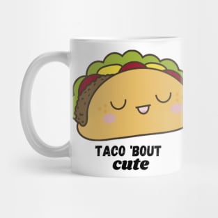 Taco 'Bout Cute Taco Food Sticker Colorful Cartoon Food Mug